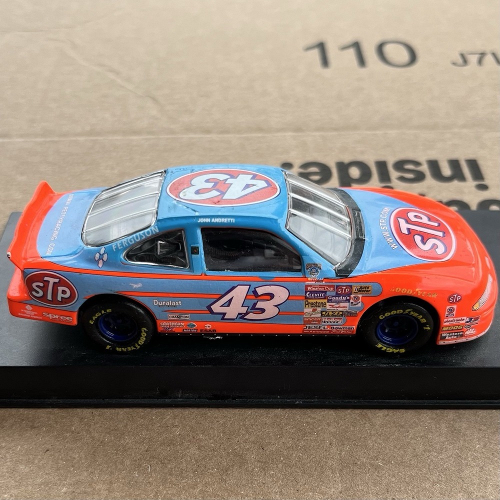 1998 Race Image John Andretti #43 STP Pontiac Grand Prix 1:43 Diecast NASCAR